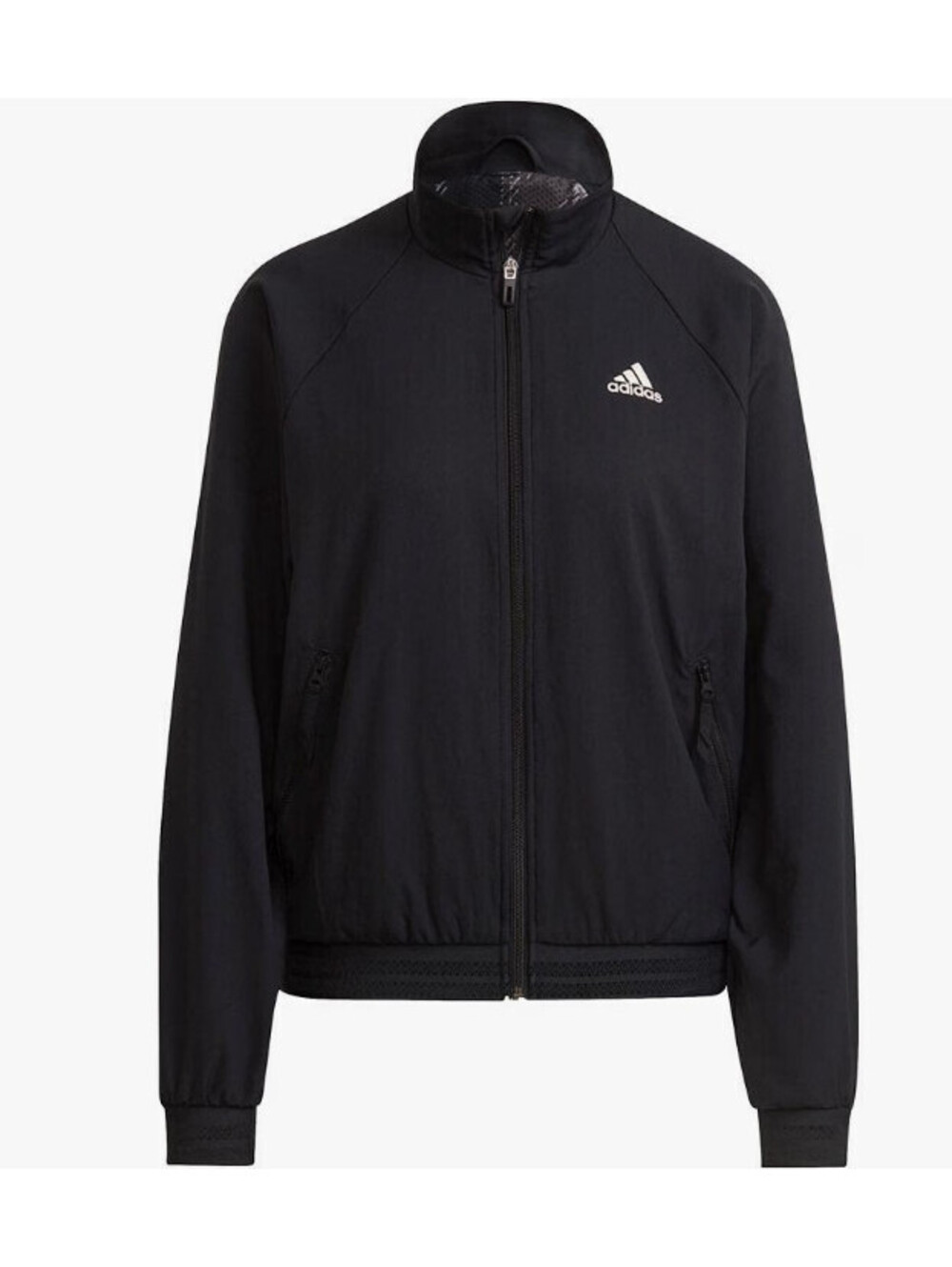 adidas Woven Black Womens Tennis Jacket Size S